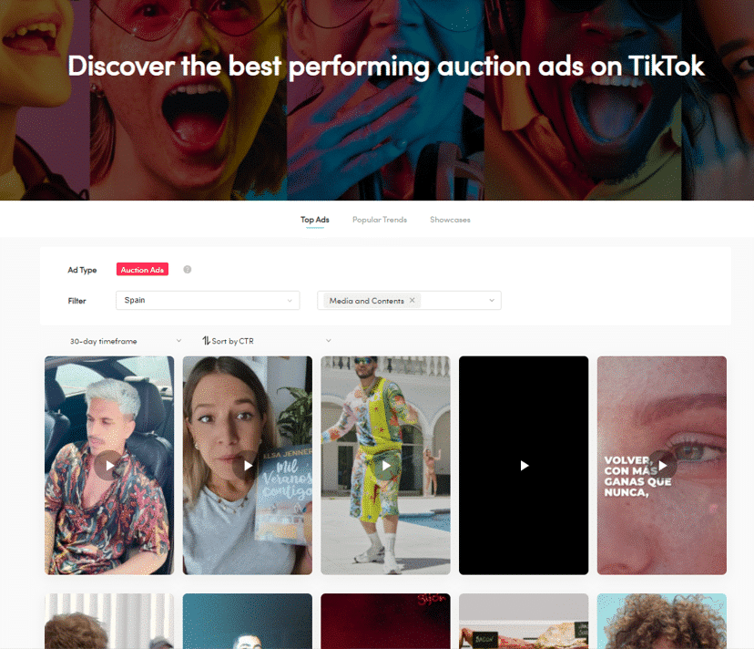 ejemplos de anuncios en TikTok Descubre los ejemplos de anuncios en TikTok de tus competidores agencia tiktok