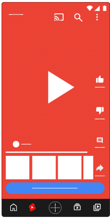 Anuncio en Youtube shorts.