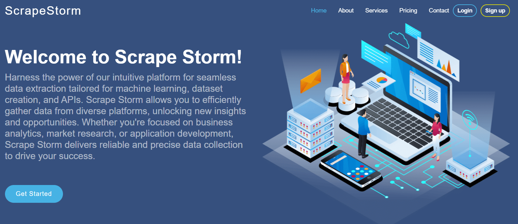 Herramienta scraper ScrapeStorm