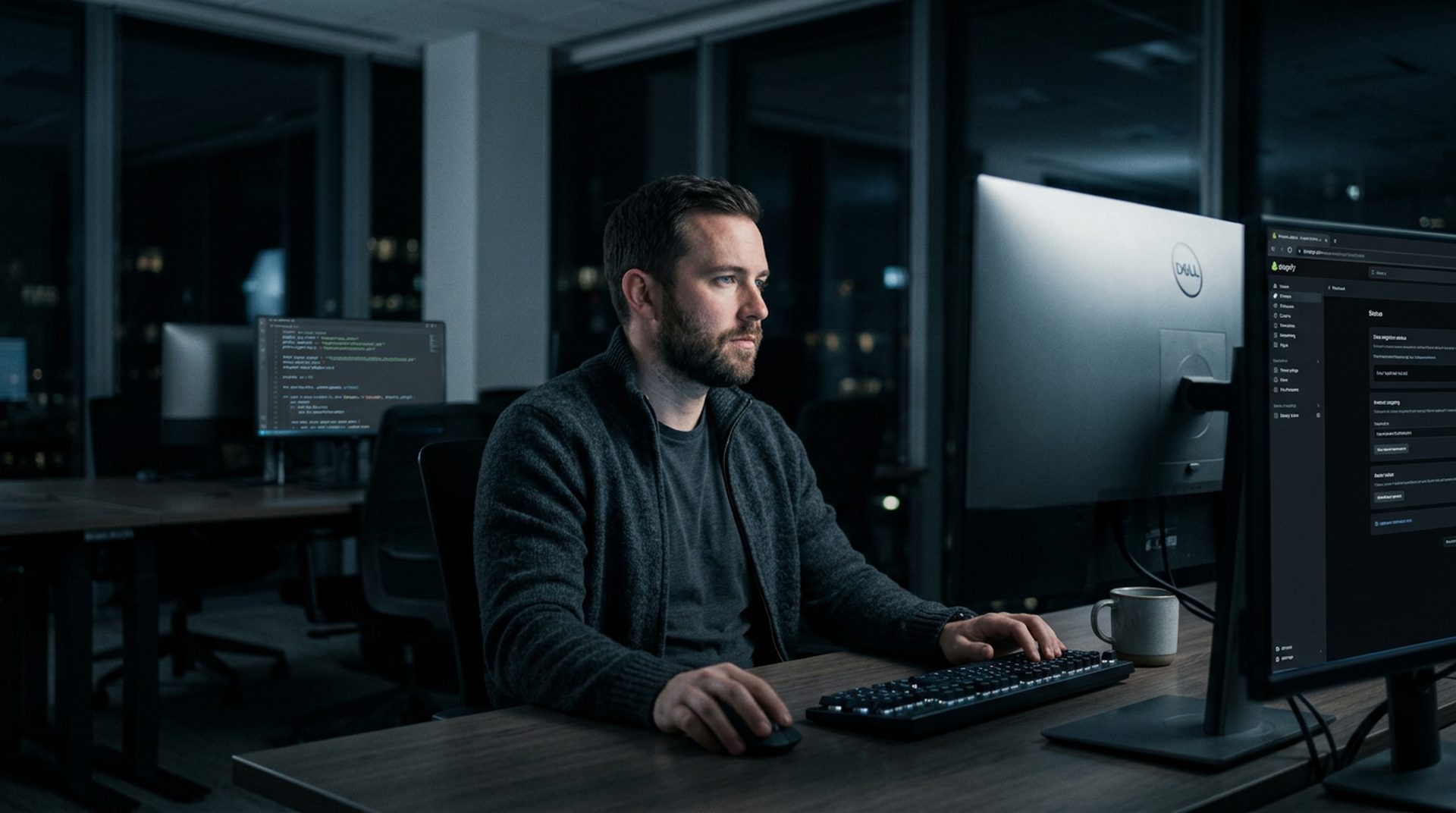 Desarrollador trabajando en migración de plataforma ecommerce
