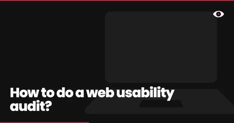 How to do a web usability audit?
