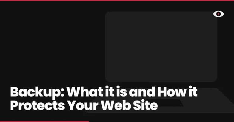Backup: What it is and How it Protects Your Web Site