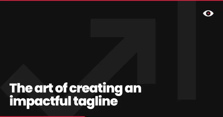 The art of creating an impactful tagline