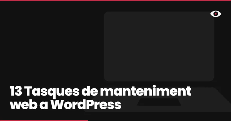 13 Tasques de manteniment web a WordPress