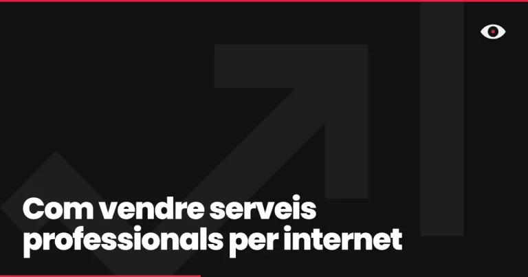 Com vendre serveis professionals per internet