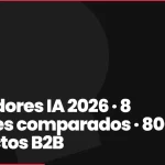 Buscadores IA 2026 · 8 motores comparados · 80+ proyectos B2B