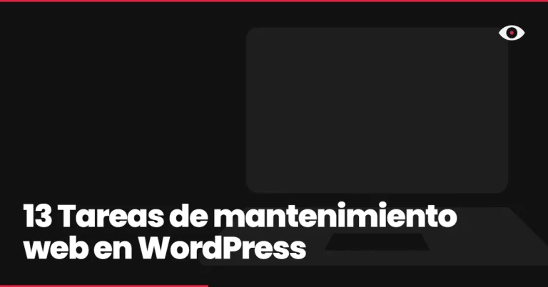 13 Tareas de mantenimiento web en WordPress