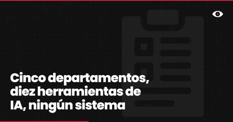 Cinco departamentos, diez herramientas de IA, ningún sistema